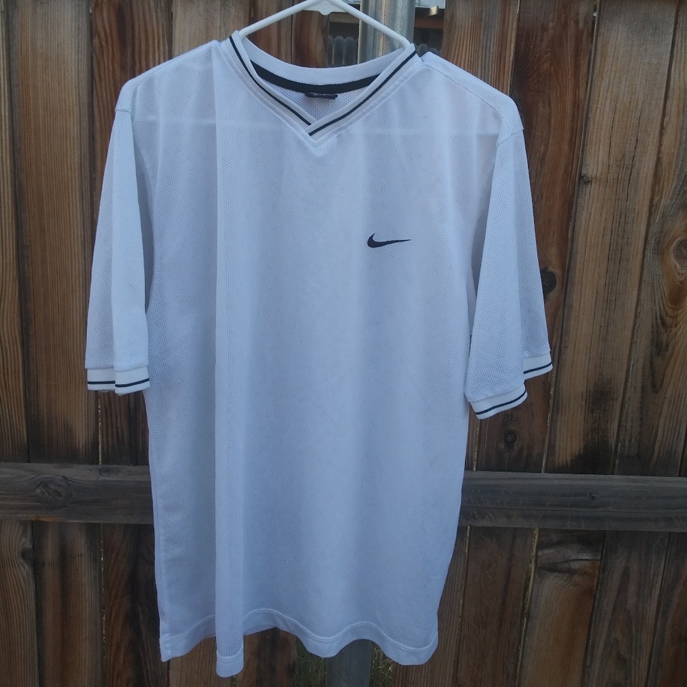 Vintage White Nike Dri-Fit Shirt